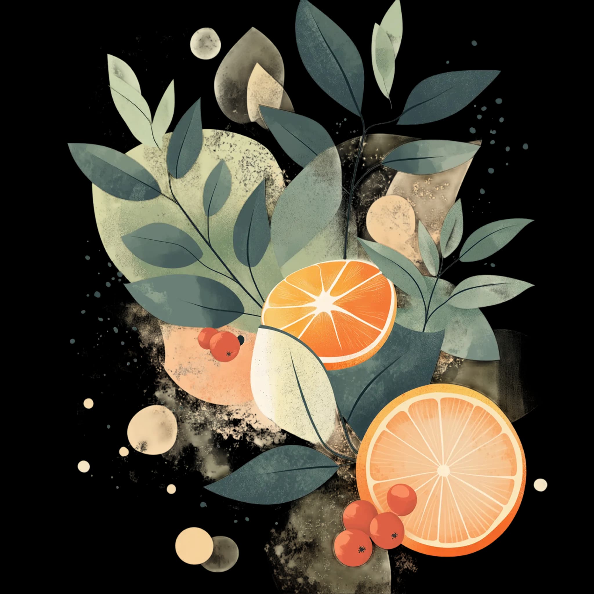 Illustration botanique — plantes, herbes et nutrition